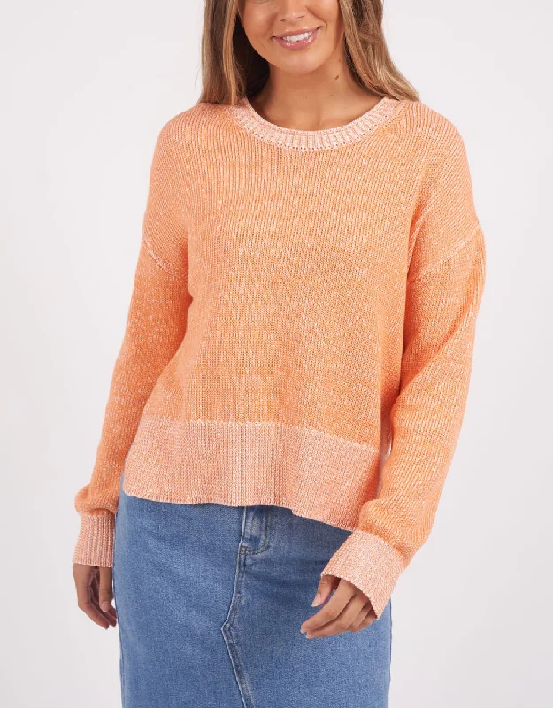 Plus size button - front denim dress for a casual and durable optionWrenley Knit - Tangerine Plus size button - front denim dress for a casual and durable optionWrenley Knit - Tangerine