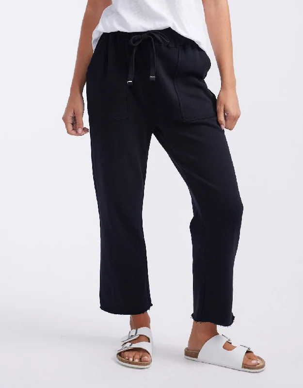 Plus size tiered ruffle dress for a feminine and playful vibeRaw Edge Lounge Pant - Black Plus size tiered ruffle dress for a feminine and playful vibeRaw Edge Lounge Pant - Black