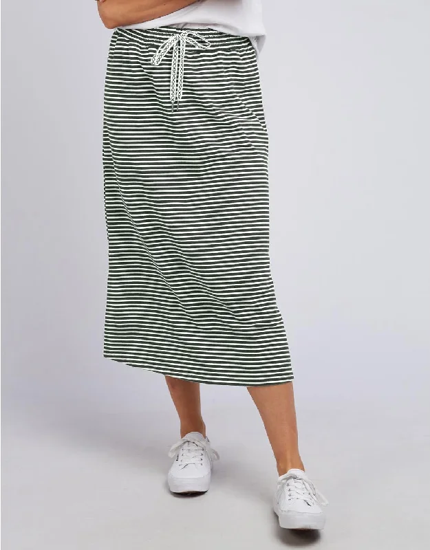 Plus size sleeveless sheath dress for work or eventsTravel Skirt - Khaki & White Stripe Plus size sleeveless sheath dress for work or eventsTravel Skirt - Khaki & White Stripe