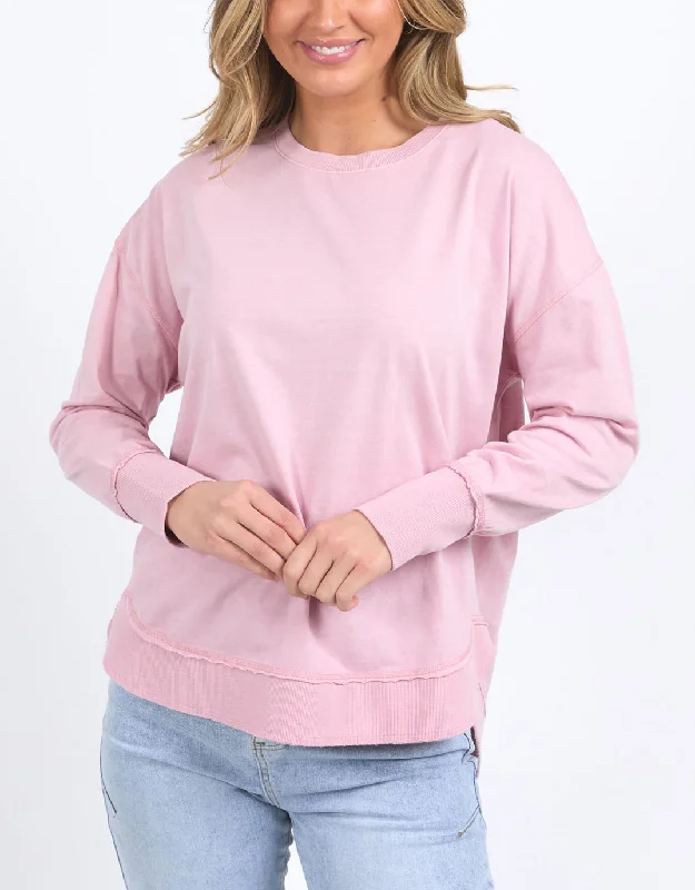 Plus size high - low hem dress for a modern and stylish touchFarrah Long Sleeve - Blossom Pink Plus size high - low hem dress for a modern and stylish touchFarrah Long Sleeve - Blossom Pink