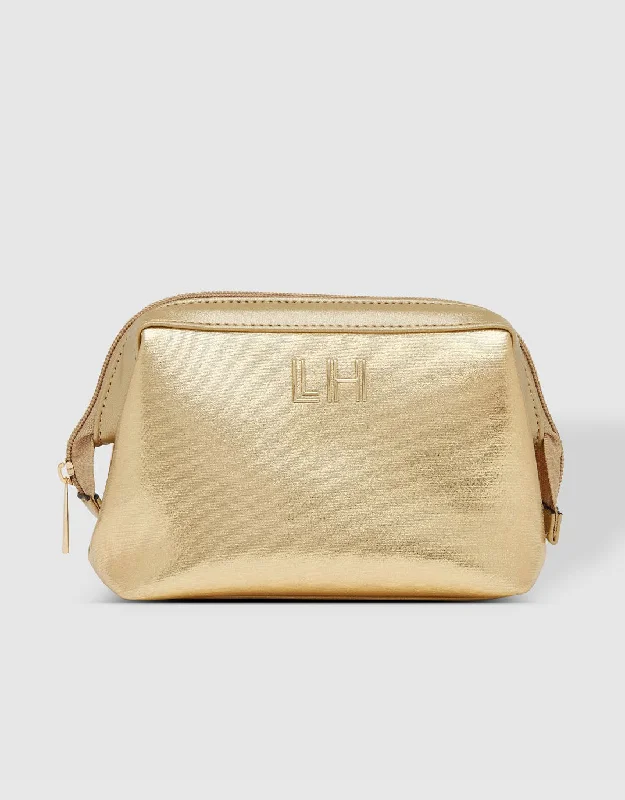 Plus size tiered ruffle dress for a feminine and playful vibeBaby Eliza Neoprene Makeup Bag - Gold Plus size tiered ruffle dress for a feminine and playful vibeBaby Eliza Neoprene Makeup Bag - Gold