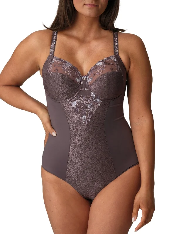 Sleeveless Bodysuits for a Cool and Casual Summer LookMohala Full Cup Bodysuit - Eye Shadow