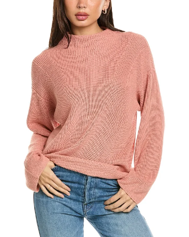 Cashmere Women Sweater with a Luxurious Soft TouchNation LTD Julian Relaxed Funnel Neck Cashmere Women Sweater with a Luxurious Soft TouchNation LTD Julian Relaxed Funnel Neck