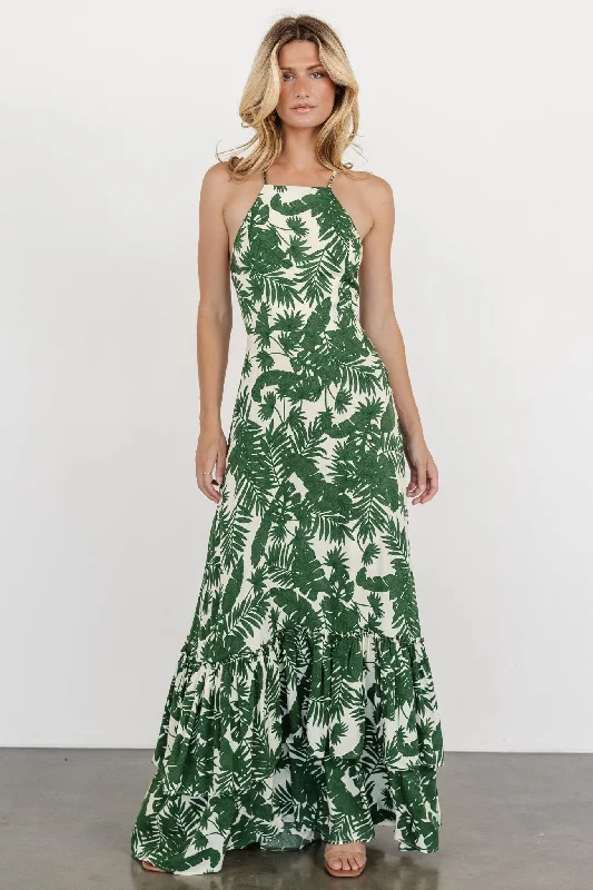 Printed Abstract Women Dress for a Modern and Artistic AppealIndio Maxi Dress | Green Print Printed Abstract Women Dress for a Modern and Artistic AppealIndio Maxi Dress | Green Print