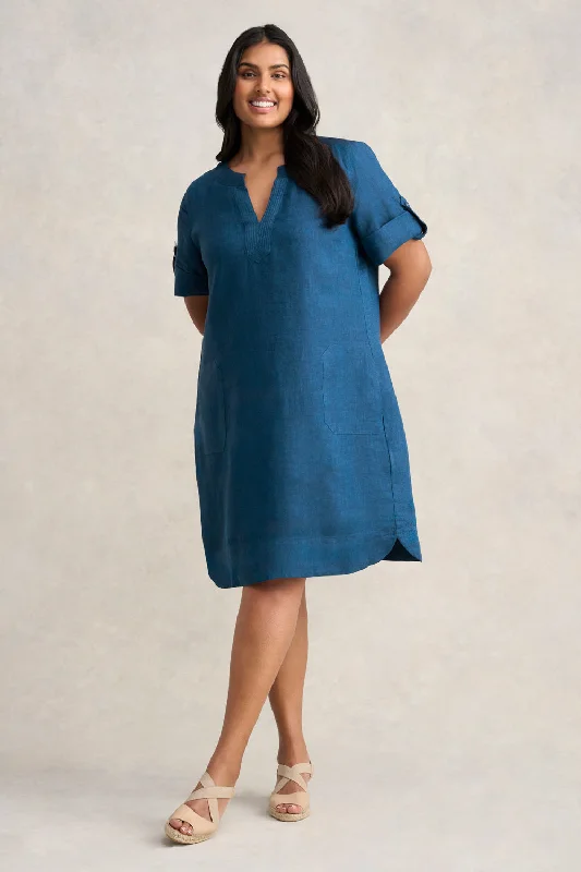 Sheath Women Dress with a Tailored Fit for a Professional LookFrench Linen Shift Dress Sheath Women Dress with a Tailored Fit for a Professional LookFrench Linen Shift Dress