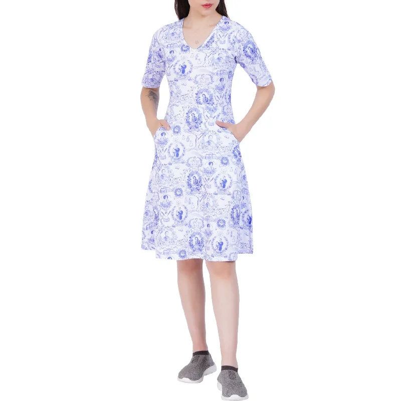 Sheath Women Dress with a Tailored Fit for a Professional LookWomen In Science A-Line Dress (With Waist Seam) Sheath Women Dress with a Tailored Fit for a Professional LookWomen In Science A-Line Dress (With Waist Seam)