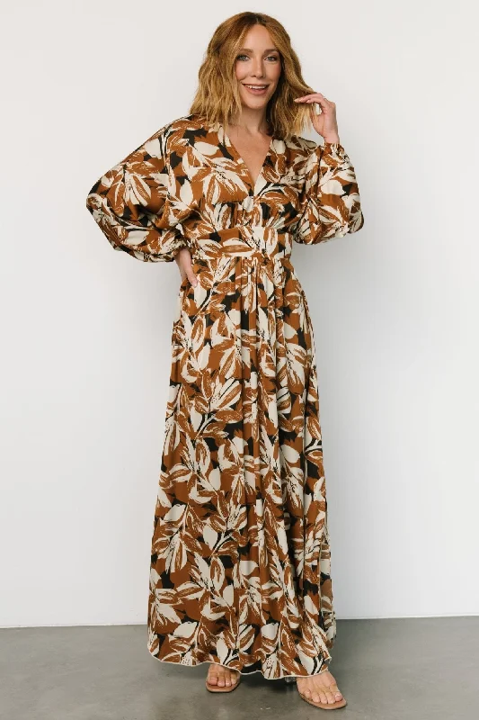 Sheath Women Dress with a Tailored Fit for a Professional LookYolanthe Maxi Dress | Copper Multi Sheath Women Dress with a Tailored Fit for a Professional LookYolanthe Maxi Dress | Copper Multi