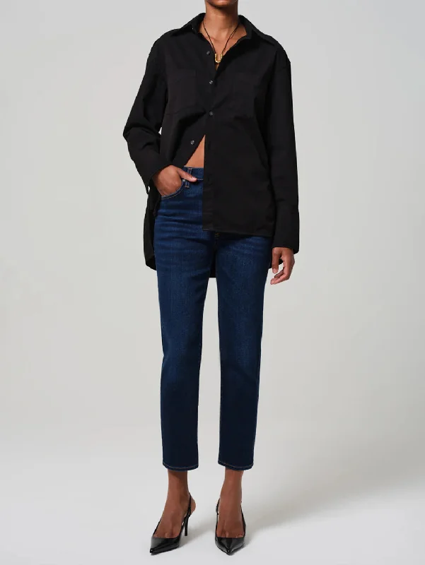 Straight - leg women jeans with a classic and timeless appealCaia High Rise Straight Jean - Lotus