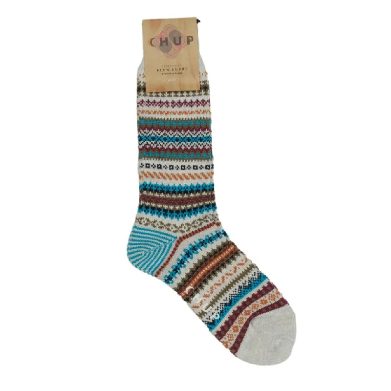 Studded Denim Top for a Glamorous and Bold StyleChup Socks Tykky (Ivory)