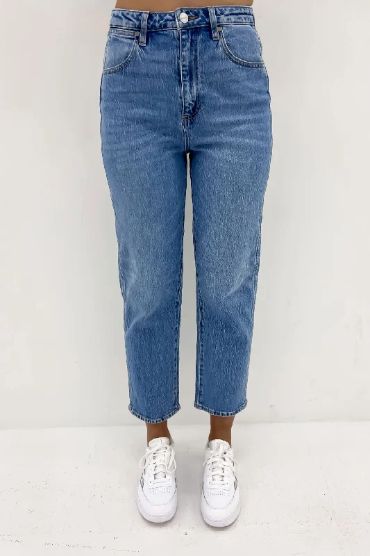 Claudia Hi Straight Crop Jean Pennydale Blue