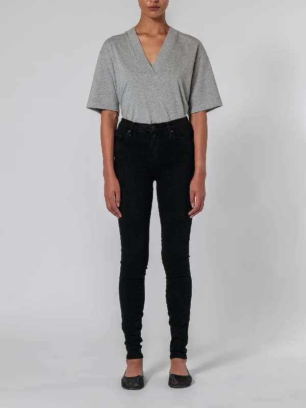 Button - fly women jeans with a traditional touchCult Skinny Power Blk