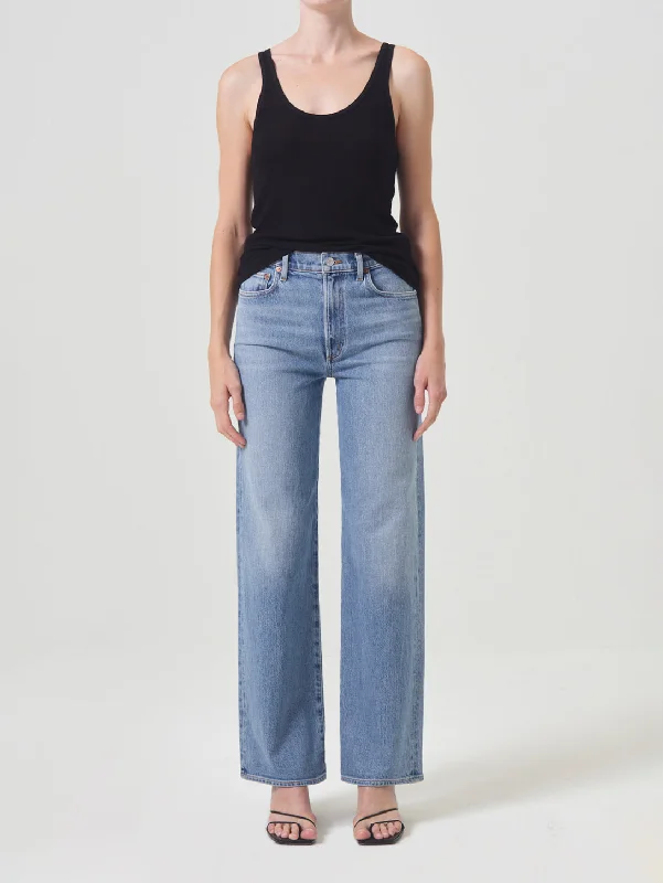 Colored women jeans in vibrant hues like red and yellowHarper Mid Rise Straight Jean - Flash