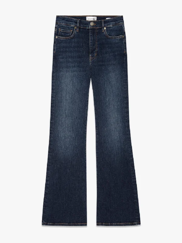 Button - fly women jeans with a traditional touchLe Easy Flare Jean - Moonflower