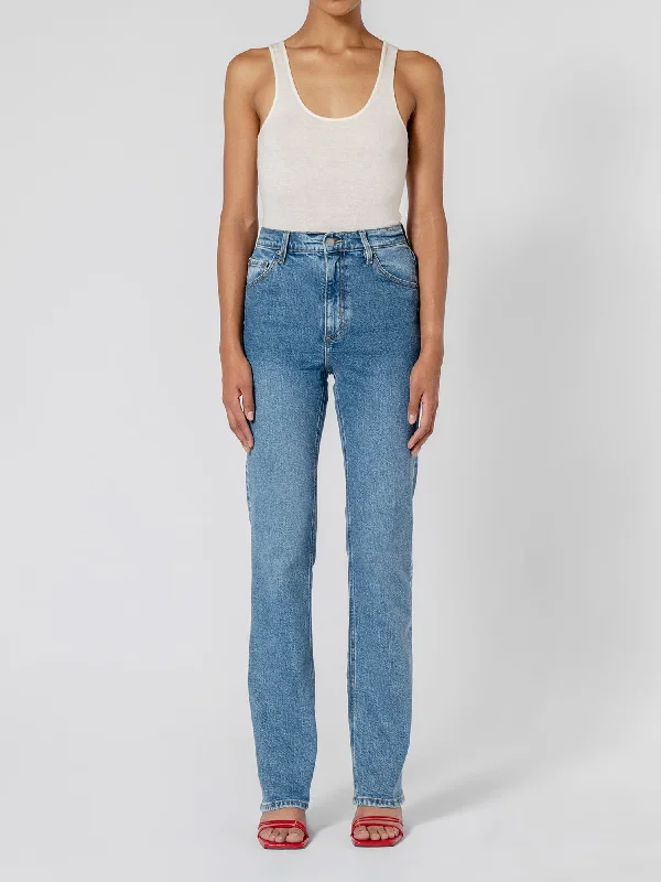 High - waisted women jeans for a flattering silhouetteLoretta Jean Author