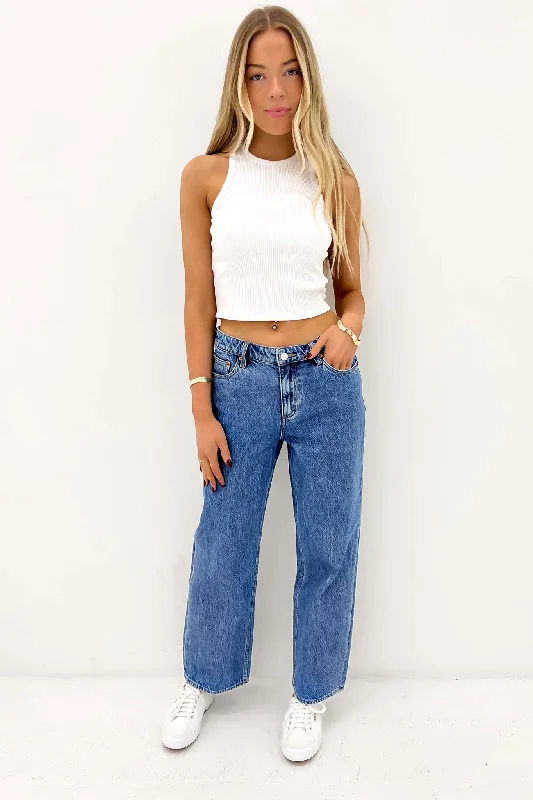 Mid Baggy Jean Bold Blue