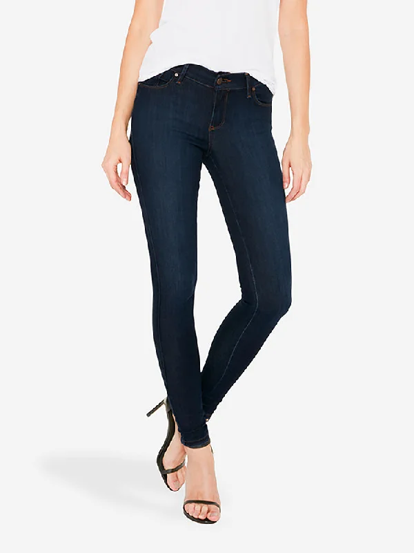 Stretch women jeans for enhanced mobility and comfortMid Rise Skinny Jane Jeans