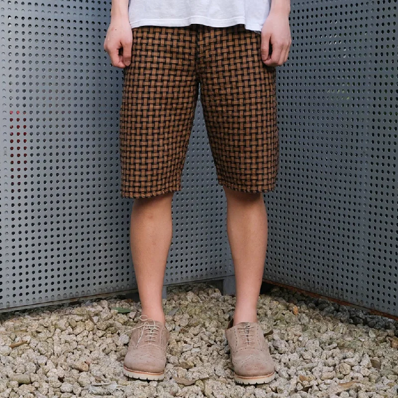 Cargo women jeans with multiple pockets for added functionalityStudio D'Artisan Kakishibu Dyed "Ajiro Denim" Selvedge Shorts