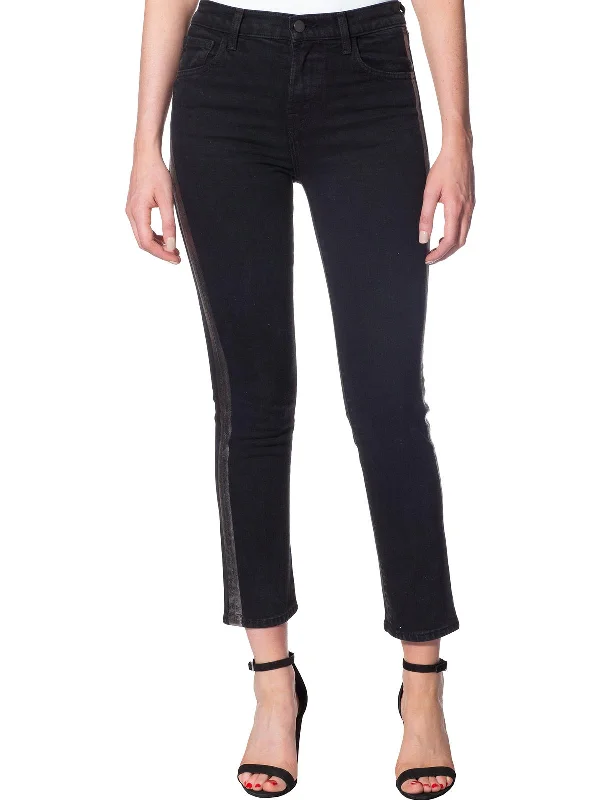 Ruby Womens Denim Color Wash Cigarette Jeans