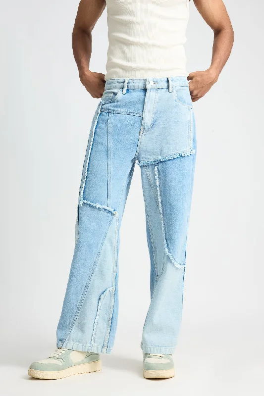 Straight Ice Blue Men's Jeans
