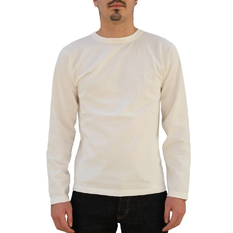 Embroidered Denim Top with Intricate PatternsStudio D'Artisan 8088 L/S Loopwheel Tee (White) Embroidered Denim Top with Intricate PatternsStudio D'Artisan 8088 L/S Loopwheel Tee (White)