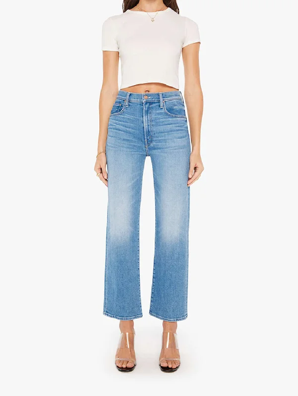 Skinny women jeans with a form - fitting designThe Ramble Zip Flood Jean - Out Of The Blue