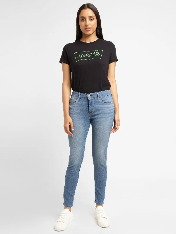 Button - fly women jeans with a traditional touchWomen's Mid Rise 710 Super Skinny Jeans