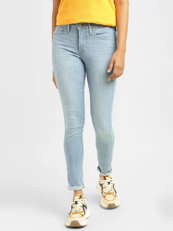 Ripped women jeans for a rebellious and fashion - forward styleWomen's Mid Rise 710 Super Skinny Jeans