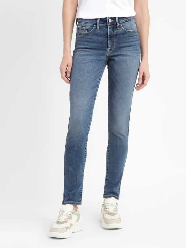 Distressed women jeans for a trendy and edgy lookWomen's Mid Rise 311 Shaping Skinny Fit Jeans