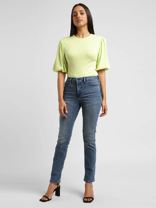 Dark - wash women jeans for a sophisticated and slimming effectWomen's Mid Rise 312 Slim Fit Jeans