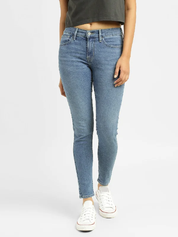 Dark - wash women jeans for a sophisticated and slimming effectWomen's Mid Rise 710 Super Skinny Jeans