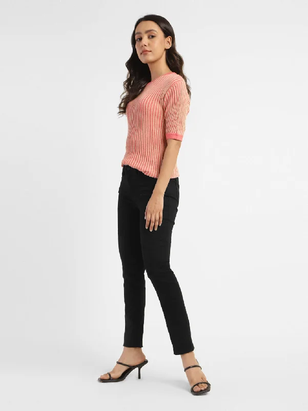 Ripped women jeans for a rebellious and fashion - forward styleWomen's Mid Rise 711 Skinny Fit Jeans