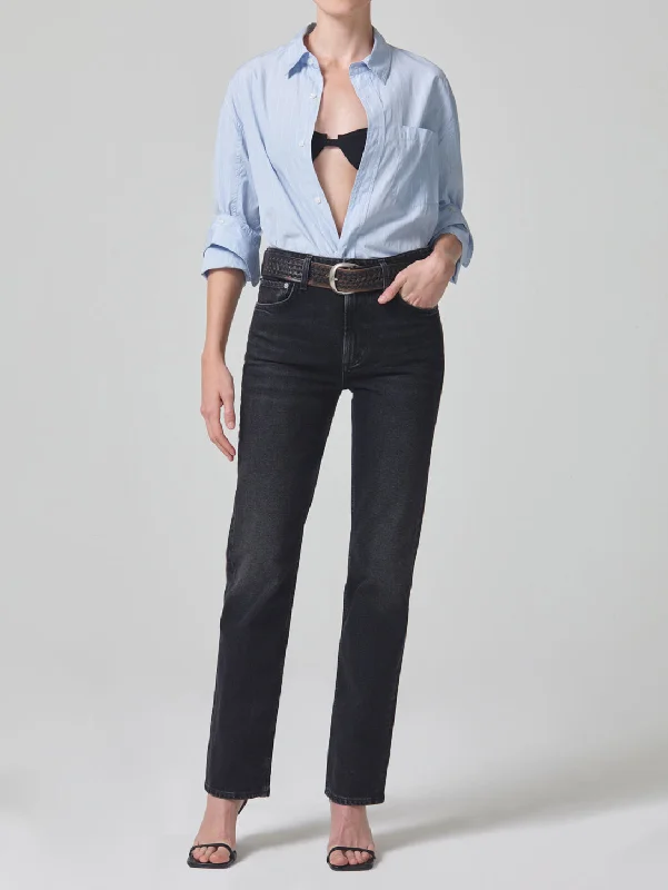Bootcut women jeans to complement various shoe stylesZurie Straight Leg Jean - Stormy