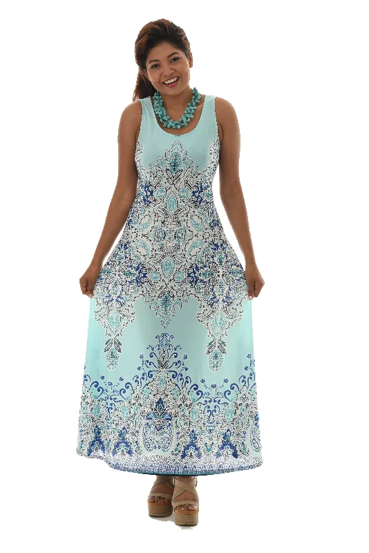 Mini Women Dress with a Short Hem for a Young and Trendy StyleAbstract Floral Print Sleeveless Maxi Dress Mini Women Dress with a Short Hem for a Young and Trendy StyleAbstract Floral Print Sleeveless Maxi Dress