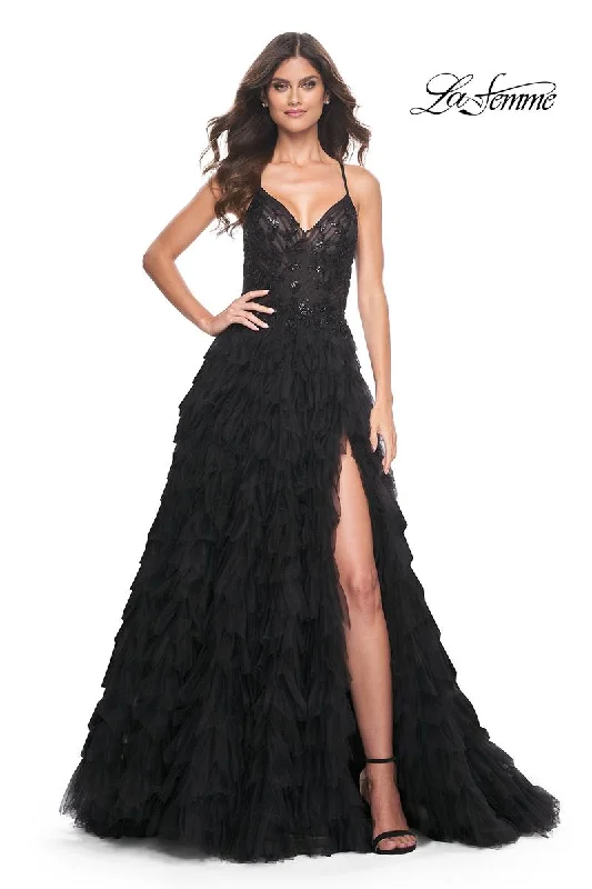 Empire Waist Women Dress to Accentuate the Bust and Conceal the WaistLa Femme Dress 32108 Empire Waist Women Dress to Accentuate the Bust and Conceal the WaistLa Femme Dress 32108