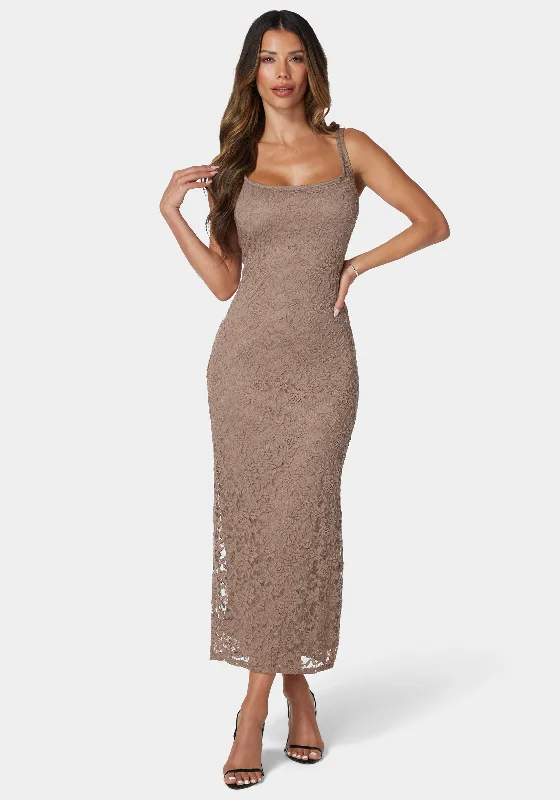 Wrap - Style Women Dress with Adjustable Fit for All Body TypesMarseille Lace Square Neck Tank Dress Wrap - Style Women Dress with Adjustable Fit for All Body TypesMarseille Lace Square Neck Tank Dress