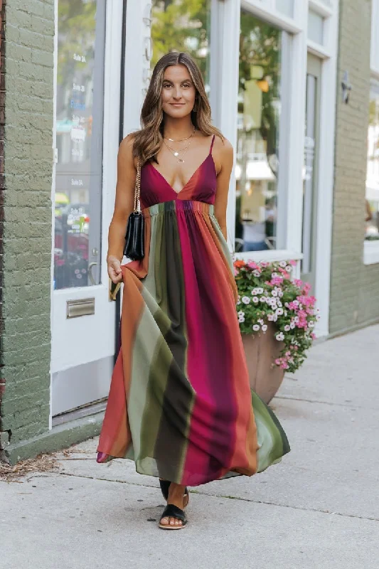 Off - the - Shoulder Women Dress for a Romantic and Feminine LookMUSE Multi Chiffon Tie-Dye Print Maxi Dress - FINAL SALE Off - the - Shoulder Women Dress for a Romantic and Feminine LookMUSE Multi Chiffon Tie-Dye Print Maxi Dress - FINAL SALE