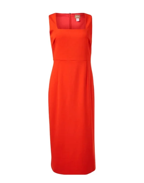 Backless Women Dress for a Sexy and Alluring Look at Evening EventsOrange Sheath Dress Backless Women Dress for a Sexy and Alluring Look at Evening EventsOrange Sheath Dress