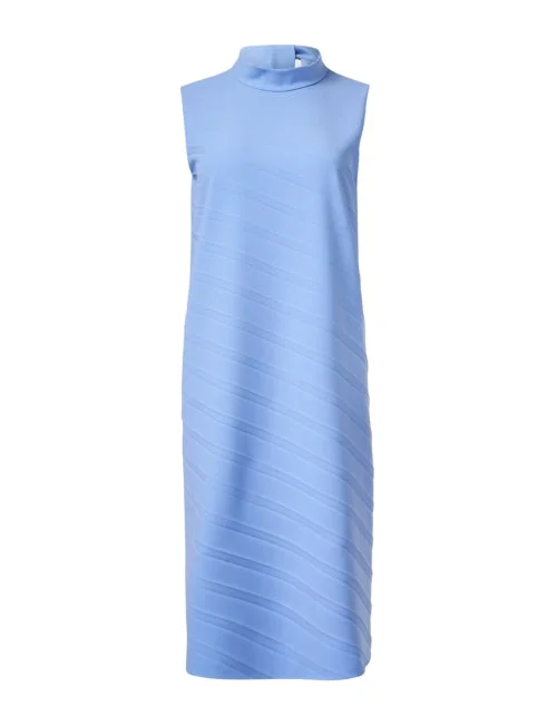 Printed Abstract Women Dress for a Modern and Artistic AppealPeriwinkle Blue Shift Dress Printed Abstract Women Dress for a Modern and Artistic AppealPeriwinkle Blue Shift Dress