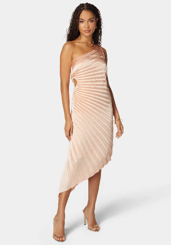 Halter Neck Women Dress to Show Off the Shoulders and NecklinePleated One Shoulder Gown Halter Neck Women Dress to Show Off the Shoulders and NecklinePleated One Shoulder Gown