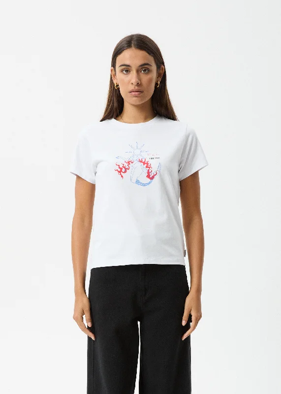 Puff Sleeve Women T Shirt for a Fashion - Forward LookAFENDS Womens Sun Siren - Regular Tee - White Puff Sleeve Women T Shirt for a Fashion - Forward LookAFENDS Womens Sun Siren - Regular Tee - White