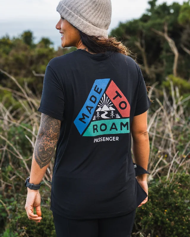 Moisture - Wicking Women T Shirt for Active LifestylesAurora Recycled Active T-Shirt - Black Moisture - Wicking Women T Shirt for Active LifestylesAurora Recycled Active T-Shirt - Black
