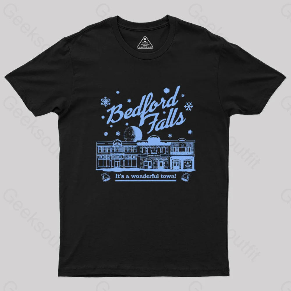 Ringer T Shirt Women with Retro - Inspired StripesBedford Falls is Wonderful! Geek T-Shirt Ringer T Shirt Women with Retro - Inspired StripesBedford Falls is Wonderful! Geek T-Shirt