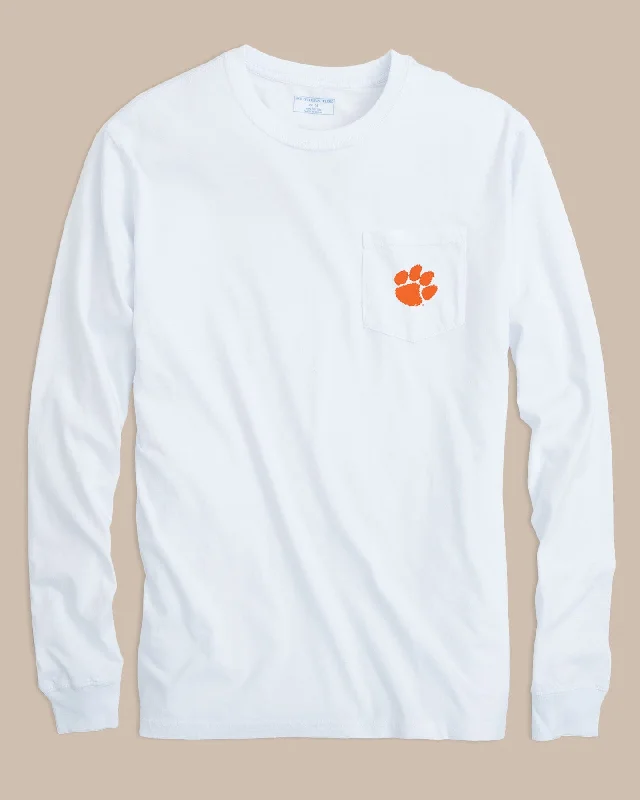 Plus Size Women T Shirt for a Comfortable and Flattering FitClemson Tigers Gameday Embroidered Long Sleeve T-Shirt Plus Size Women T Shirt for a Comfortable and Flattering FitClemson Tigers Gameday Embroidered Long Sleeve T-Shirt