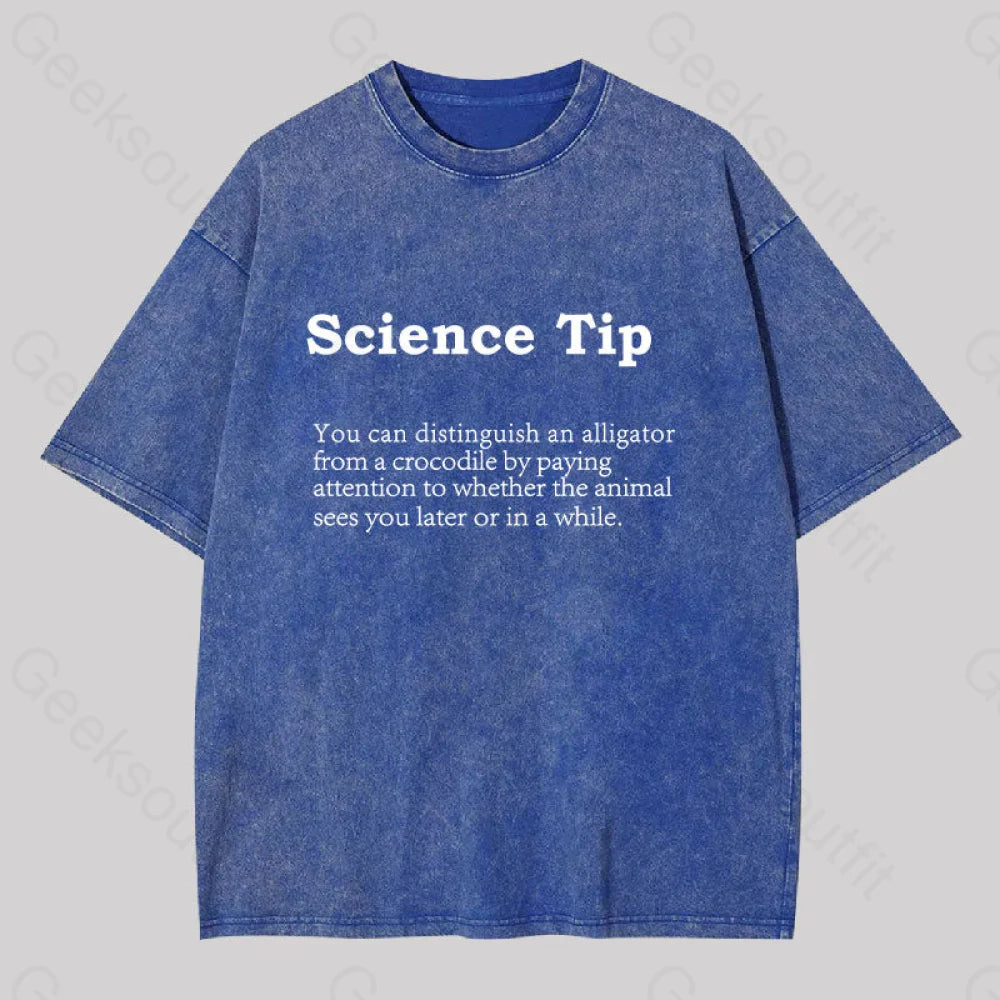 V - Neck Women T Shirt to Enhance the NecklineCrocodile Alligator Funny Science tip Washed T-shirt V - Neck Women T Shirt to Enhance the NecklineCrocodile Alligator Funny Science tip Washed T-shirt