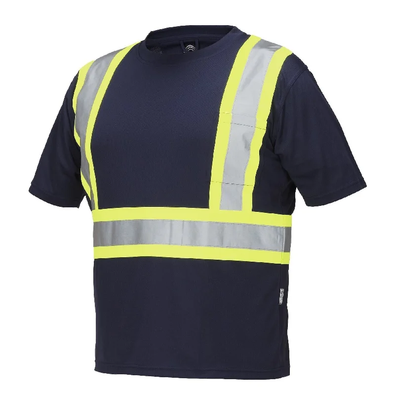 Muscle Women T Shirt for a Sporty and Casual LookForceField Short Sleeve Chest Pocket Hi-Vis T-Shirts 022-CBECSA Muscle Women T Shirt for a Sporty and Casual LookForceField Short Sleeve Chest Pocket Hi-Vis T-Shirts 022-CBECSA