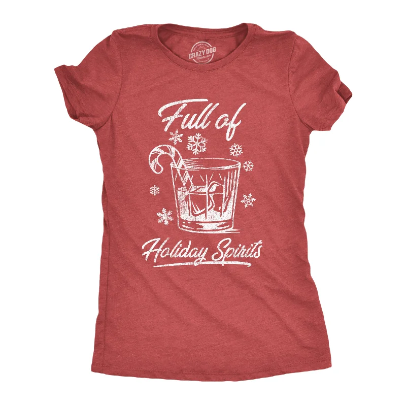 Puff Sleeve Women T Shirt for a Fashion - Forward LookFull Of Holiday Spirits Women's T Shirt Puff Sleeve Women T Shirt for a Fashion - Forward LookFull Of Holiday Spirits Women's T Shirt