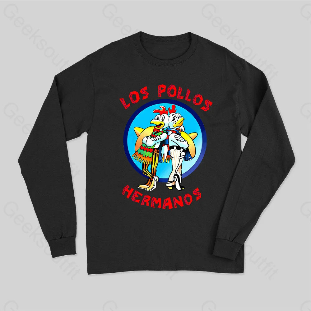 Striped Women T Shirt in a Classic PatternLos Pollos Hermanos Nerd Long Sleeve T-Shirt Striped Women T Shirt in a Classic PatternLos Pollos Hermanos Nerd Long Sleeve T-Shirt