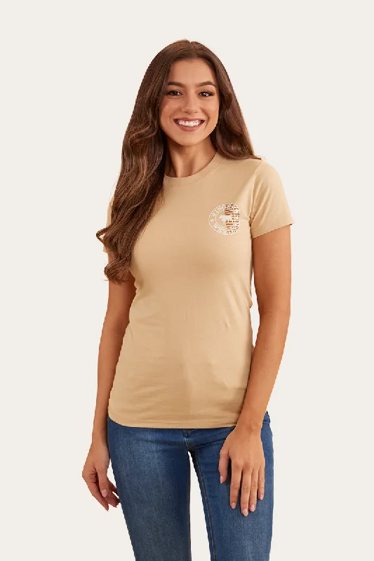 Plus Size Women T Shirt for a Comfortable and Flattering FitSignature Bull Flag Womens Classic Fit T-Shirt - Dark Sand Plus Size Women T Shirt for a Comfortable and Flattering FitSignature Bull Flag Womens Classic Fit T-Shirt - Dark Sand