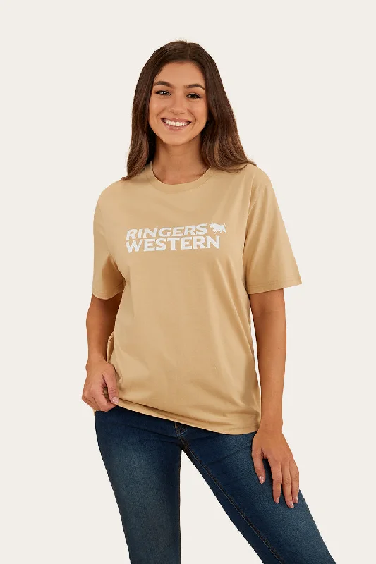 Muscle Women T Shirt for a Sporty and Casual LookSomerset Womens Loose Fit T-Shirt - Dark Sand Muscle Women T Shirt for a Sporty and Casual LookSomerset Womens Loose Fit T-Shirt - Dark Sand