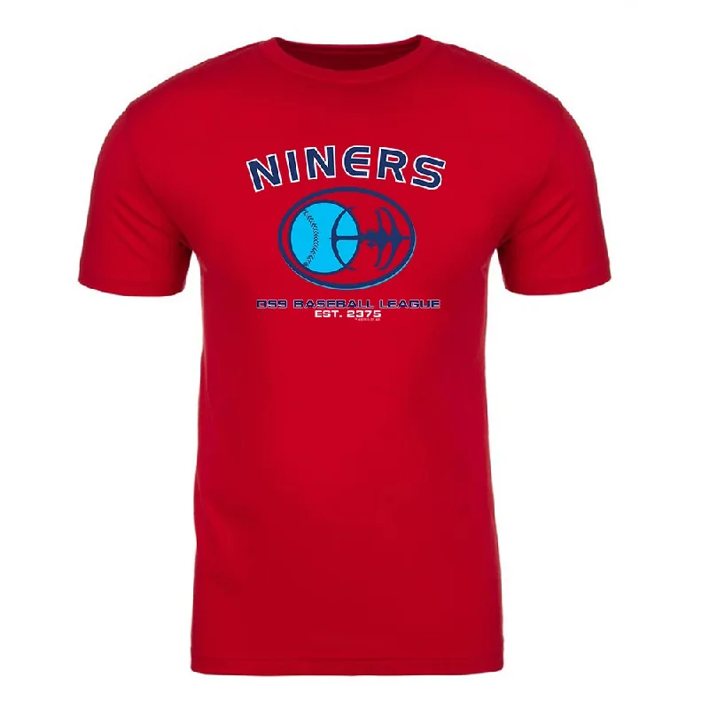 Organic Cotton Women T Shirt for Eco - Conscious WearersStar Trek: Deep Space Nine Niners Baseball Adult Short Sleeve T-Shirt Organic Cotton Women T Shirt for Eco - Conscious WearersStar Trek: Deep Space Nine Niners Baseball Adult Short Sleeve T-Shirt